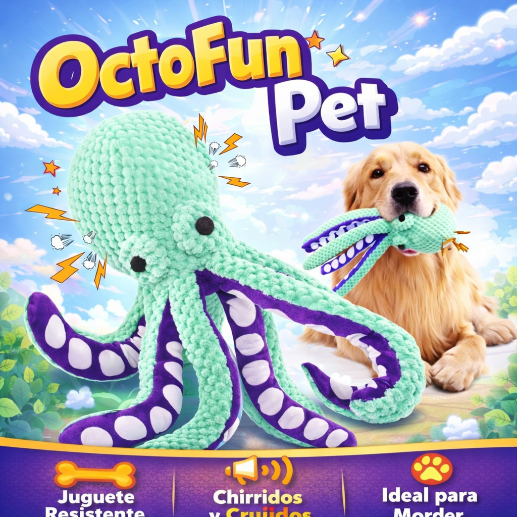 OctoFun Pet™ – El compañero anti-aburrimiento para tu macota