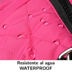 Chaqueta impermeable para mascotas con arnés