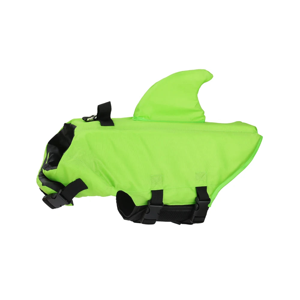 Shark Dog Chaleco salvavidas para perros con aleta de tiburón