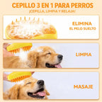 VapoPet Care - Cepillo de vapor para mascotas 3 en 1