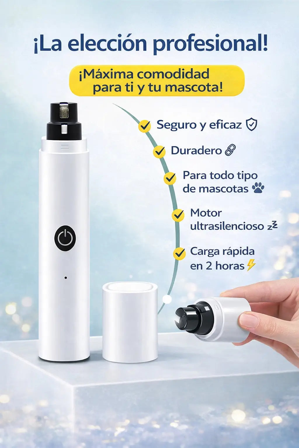 CortaUñas SmartPet - Cortauñas eléctrico para perros