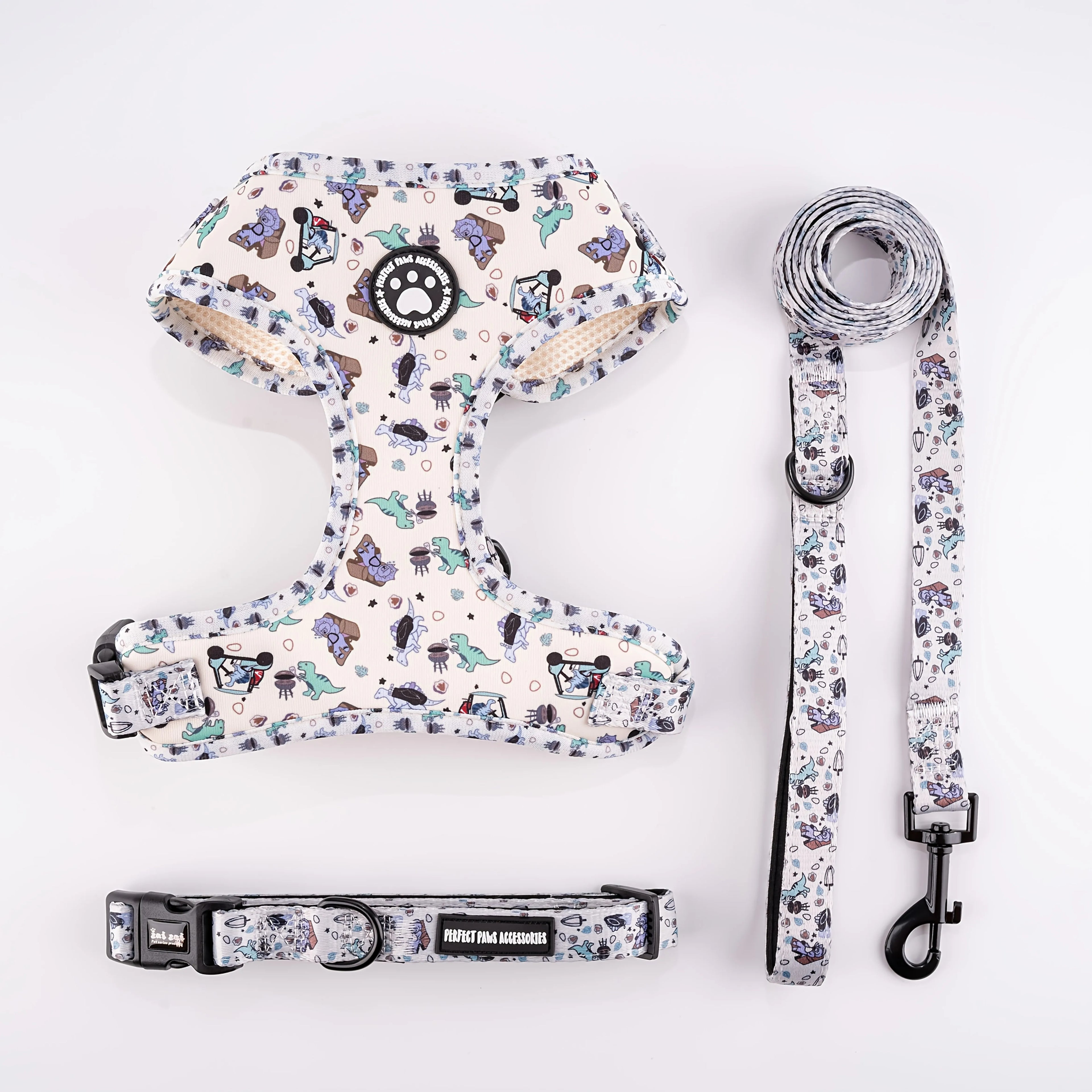 Pack Premium Arnés + Collar + Correa Antitirones para Perros