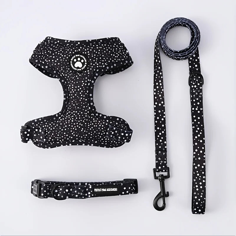 Pack Premium Arnés + Collar + Correa Antitirones para Perros