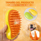 VapoPet Care - Cepillo de vapor para mascotas 3 en 1