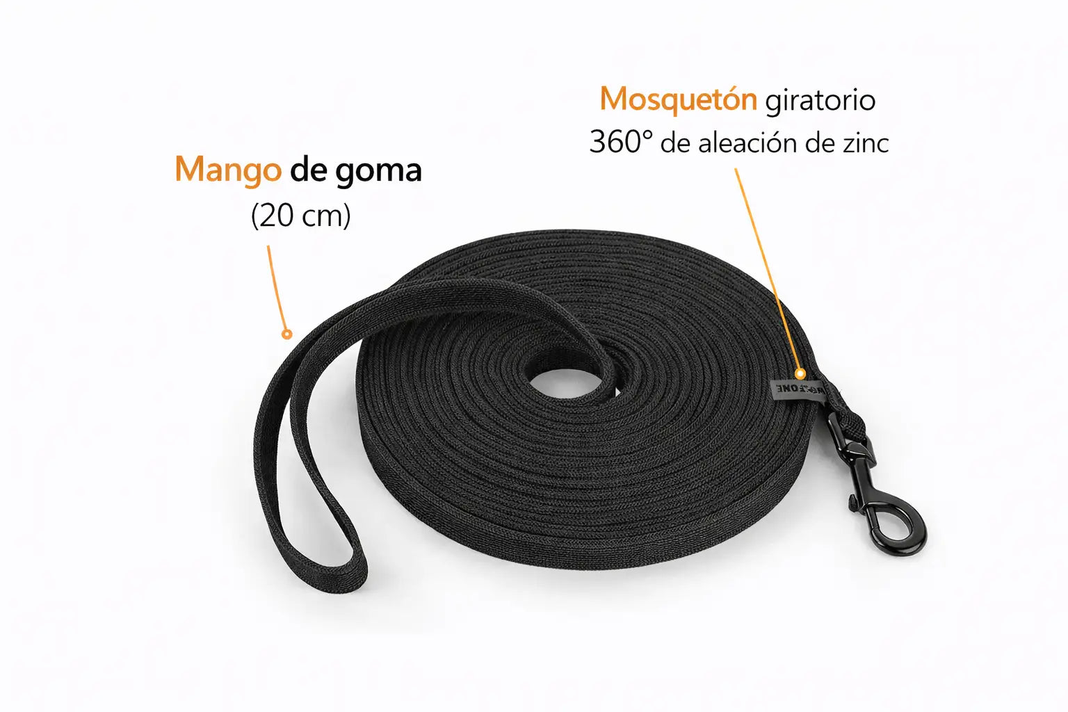 Correa Resistente Látex Seda PetLine