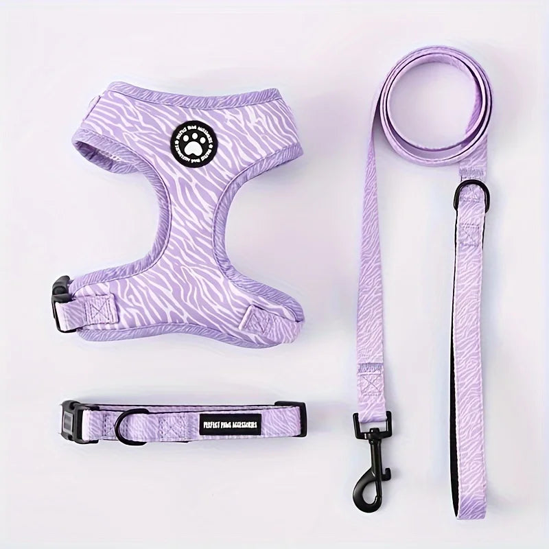 Pack Premium Arnés + Collar + Correa Antitirones para Perros