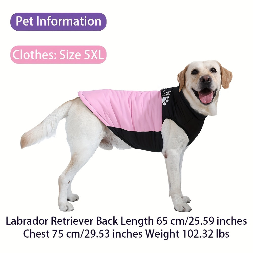 Chaqueta de Invierno Gruesa y Cálida para Perros Medianos y Grandes